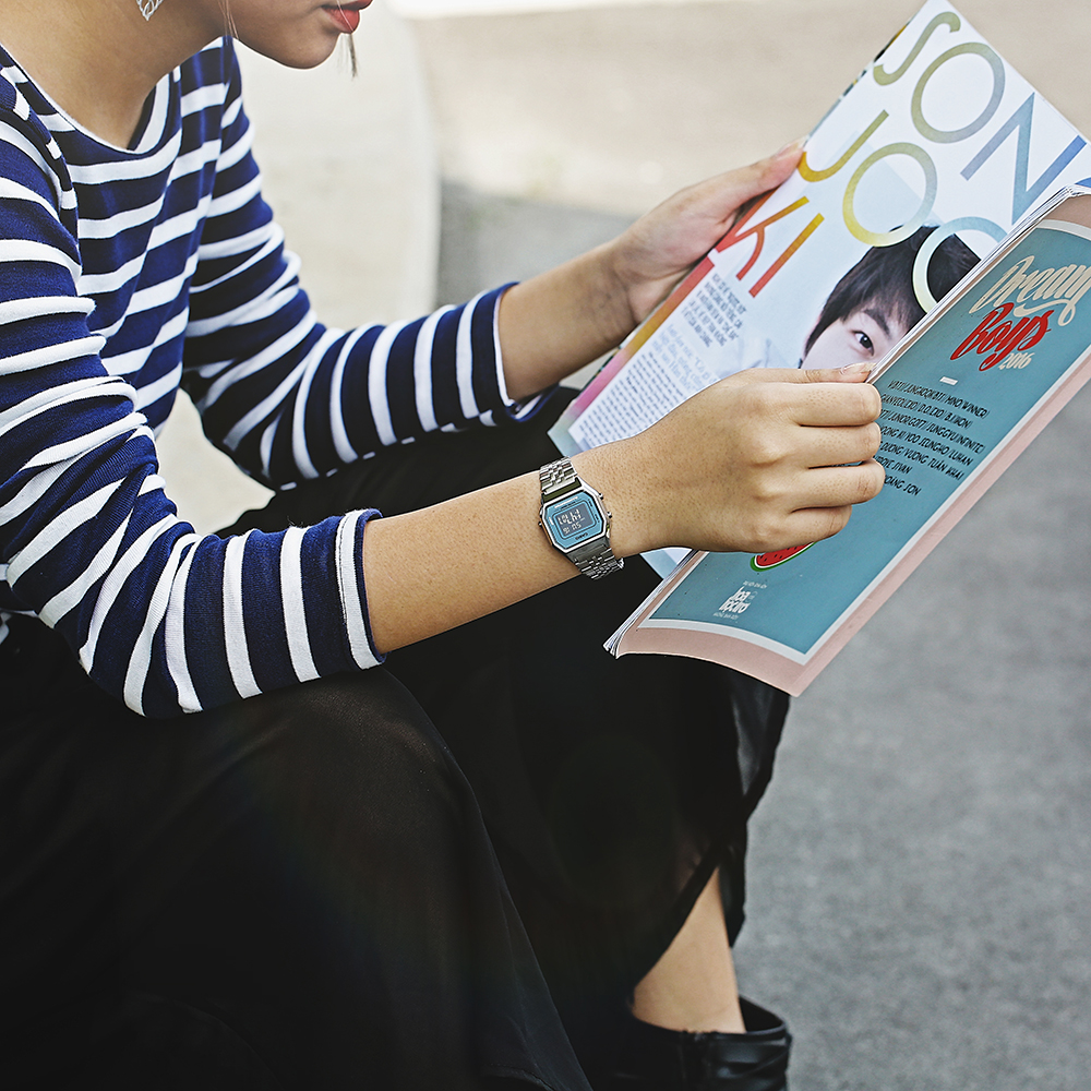 Đồng hồ CASIO 28.5 mm Unisex LA680WA-2BDF