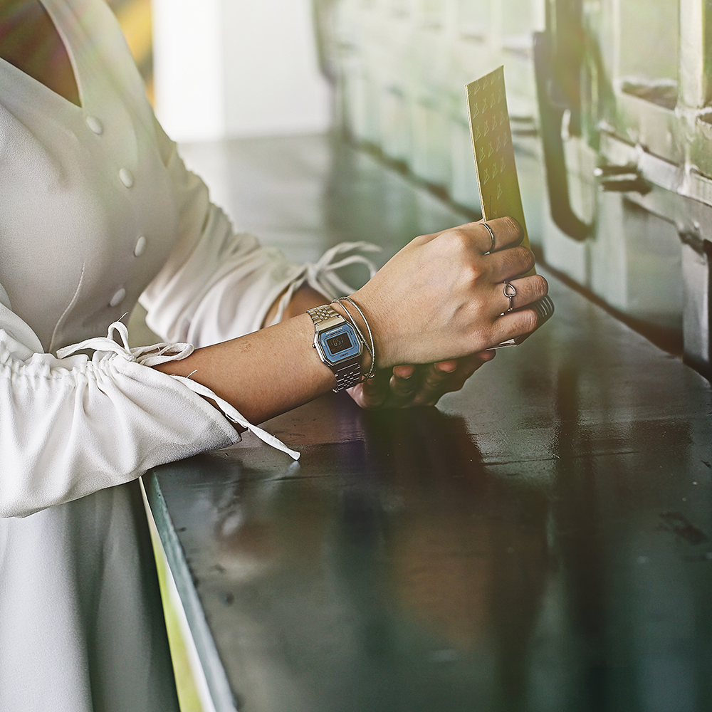 Đồng hồ CASIO 28.5 mm Unisex LA680WA-2BDF