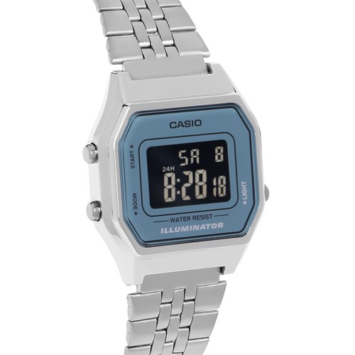 Đồng hồ CASIO 28.5 mm Unisex LA680WA-2BDF Màu Bạc