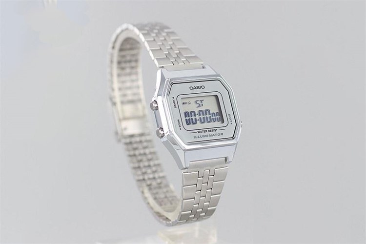 Đồng hồ CASIO 28.5 mm Unisex LA680WA-7DF Màu Bạc