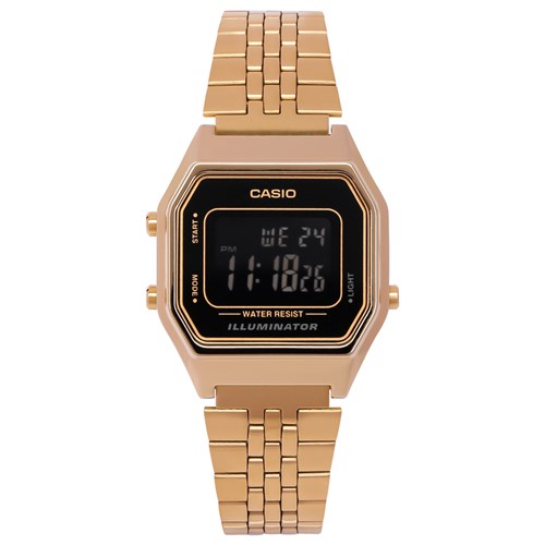 Đồng hồ CASIO 28.5 mm Unisex LA680WGA-1BDF Màu Vàng