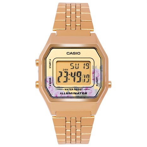 Đồng hồ CASIO 28.5 mm Unisex LA680WGA-4CDF Màu Vàng