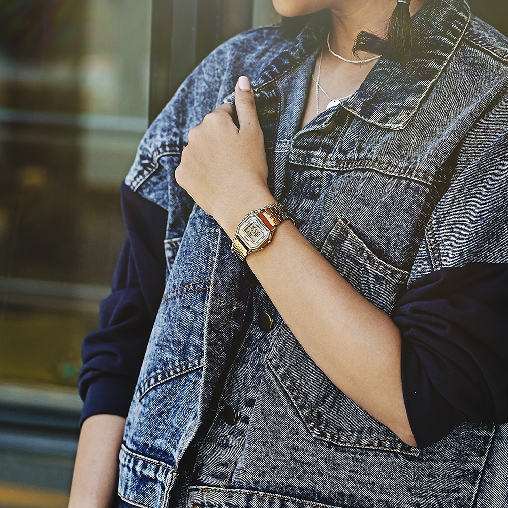 Đồng hồ CASIO 28.5 mm Unisex LA680WGA-4CDF