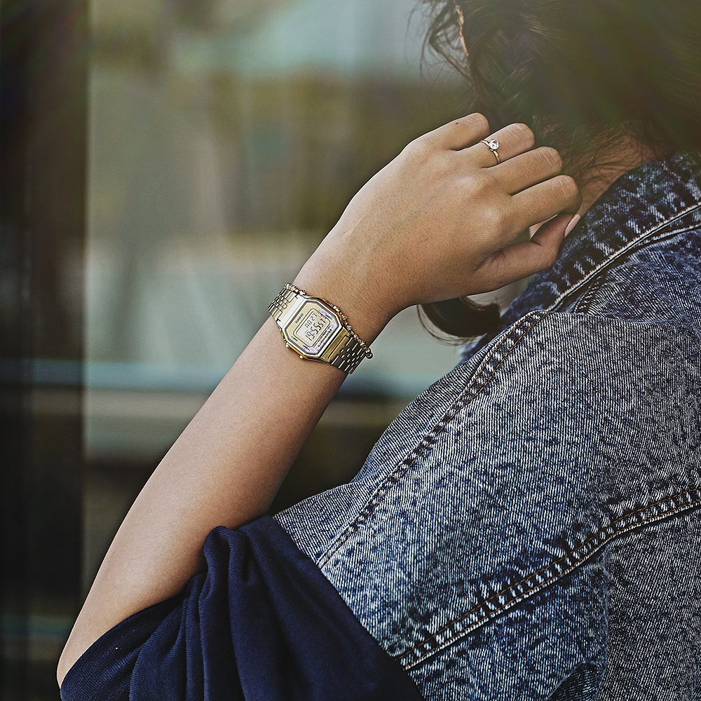 Đồng hồ CASIO 28.5 mm Unisex LA680WGA-4CDF