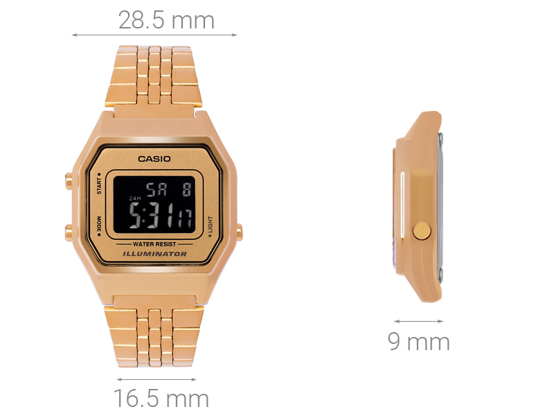 Đồng hồ Unisex Casio LA680WGA-9BDF