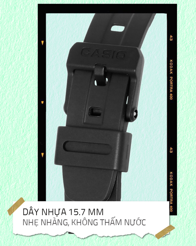 Đồng hồ Unisex Casio LA-20WH-1ADF có dây đeo nhựa không thấm nước Đồng hồ Unisex Casio LA-20WH-1ADF có dây đeo nhựa không thấm nước