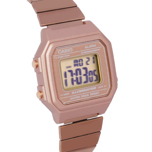 Đồng hồ CASIO 38 mm Nữ B650WC-5ADF Màu Vàng