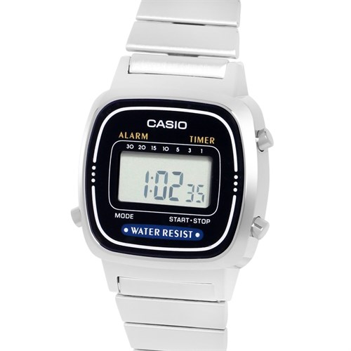 Đồng hồ Nữ Casio LA670WA-1SDF Màu Bạc