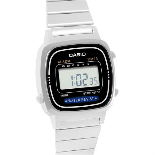 Đồng hồ Nữ Casio LA670WA-1SDF Màu Bạc