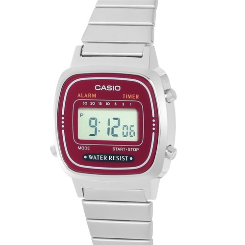 Đồng hồ Nữ Casio LA670WA-4SDF Màu Bạc