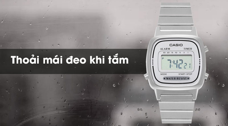 Đồng hồ Nữ Casio LA670WA-7SDF chống nước 5 ATM Đồng hồ Nữ Casio LA670WA-7SDF chống nước 5 ATM