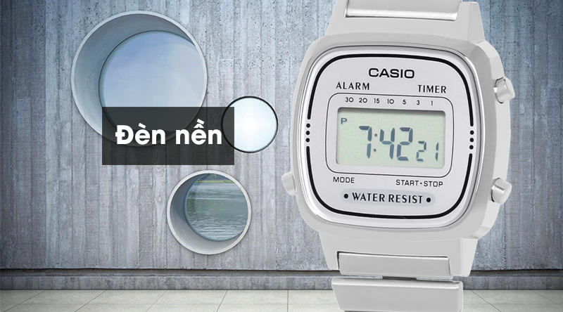 Đồng hồ Nữ Casio LA670WA-7SDF với đèn led cực sáng Đồng hồ Nữ Casio LA670WA-7SDF với đèn led cực sáng
