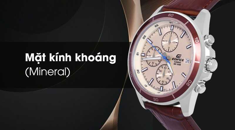 Đồng hồ Nam Edifice Casio EFR-526L-7BVUDF trang bị kính khoáng trong suốt Đồng hồ Nam Edifice Casio EFR-526L-7BVUDF trang bị kính khoáng trong suốt
