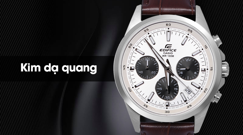 Đồng hồ nam Edifice Casio EFR-527L-7AVUDF được trang bị kim dạ quang tiện lợi Đồng hồ nam Edifice Casio EFR-527L-7AVUDF được trang bị kim dạ quang tiện lợi