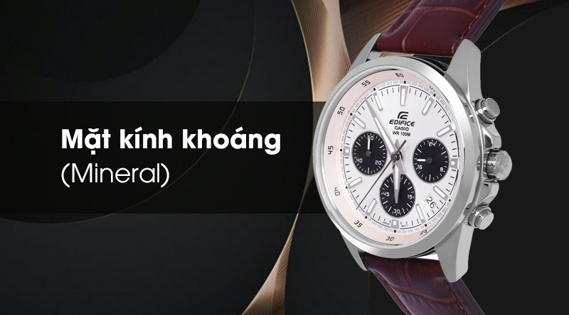Đồng hồ Nam Edifice Casio EFR-527L-7AVUDF có kính khoáng trong suốt Đồng hồ Nam Edifice Casio EFR-527L-7AVUDF có kính khoáng trong suốt