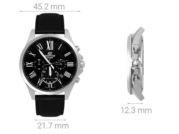 Đồng hồ Nam Edifice Casio EFV-500L-1AVUDF Màu Đen
