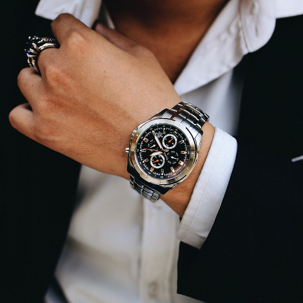 Đồng hồ EDIFICE CASIO 43 mm Nam EF-328D-1AVUDF