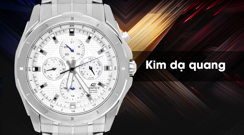 Đồng hồ nam Edifice Casio EF-328D-7AVUDF có kim dạ quang tiện dụng Đồng hồ nam Edifice Casio EF-328D-7AVUDF có kim dạ quang tiện dụng