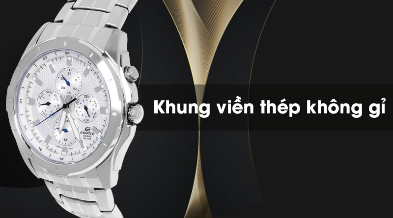 Đồng hồ nam Edifice Casio EF-328D-7AVUDF có khung viền thép không gỉ Đồng hồ nam Edifice Casio EF-328D-7AVUDF có khung viền thép không gỉ