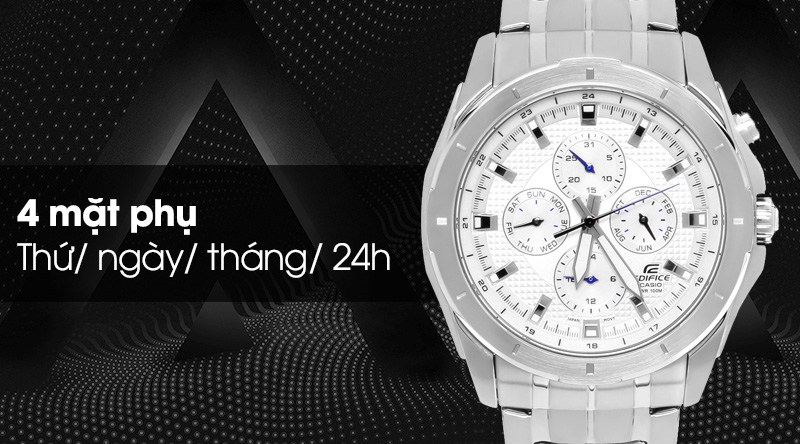 Đồng hồ nam Edifice Casio EF-328D-7AVUDF có 4 mặt phụ Đồng hồ nam Edifice Casio EF-328D-7AVUDF có 4 mặt phụ
