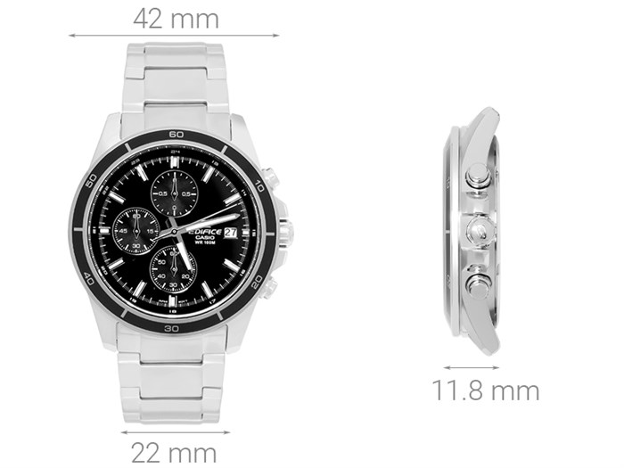Đồng hồ EDIFICE CASIO 42 mm Nam EFR-526D-1AVUDF Màu Bạc