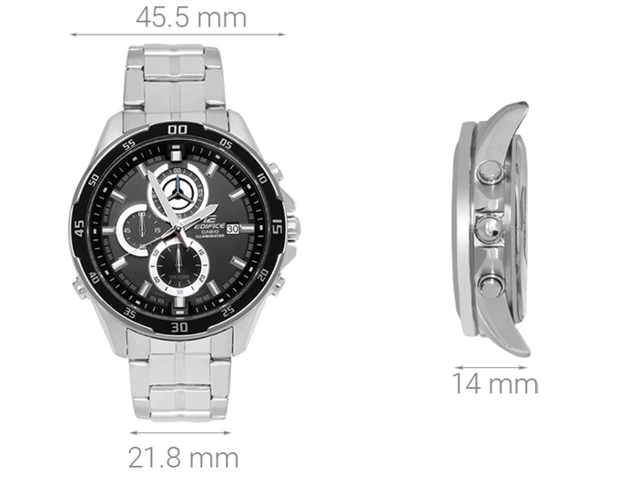 Đồng hồ Nam Edifice Casio EFR-547D-1AVUDF Màu Bạc