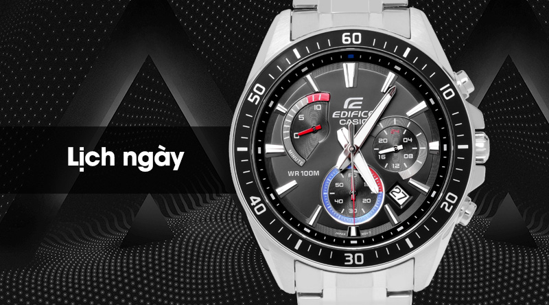 Đồng hồ nam Edifice Casio EFR-552D-1A3VUDF được trang bị lịch ngày thông minh Đồng hồ nam Edifice Casio EFR-552D-1A3VUDF được trang bị lịch ngày thông minh