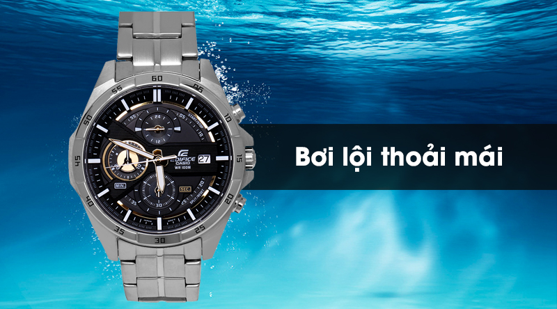 Đồng hồ Nam Edifice Casio EFR-556D-1AVUDF có hệ số chống nước 10 ATM