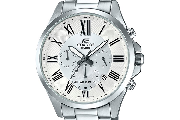 Đồng hồ EDIFICE CASIO 47 mm Nam EFV-500D-7AVUDF Màu Bạc