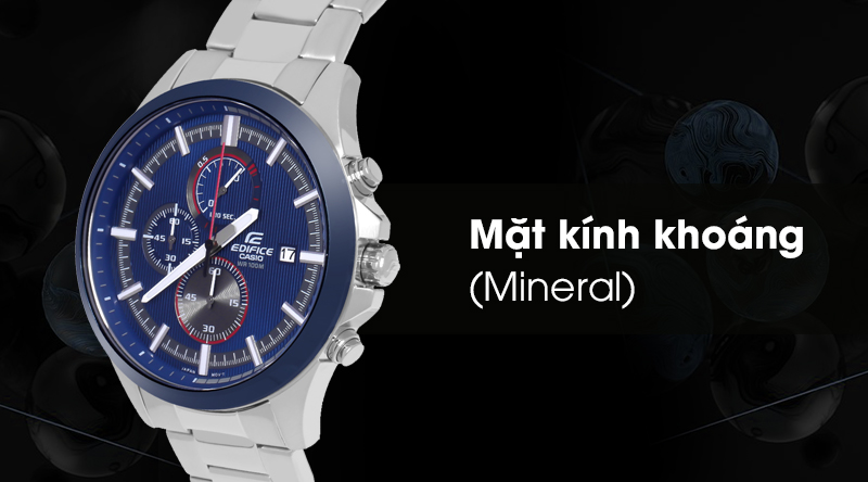 Đồng hồ Nam Edifice Casio EFV-520RR-2AVUDF có mặt kính khoáng Đồng hồ Nam Edifice Casio EFV-520RR-2AVUDF có mặt kính khoáng