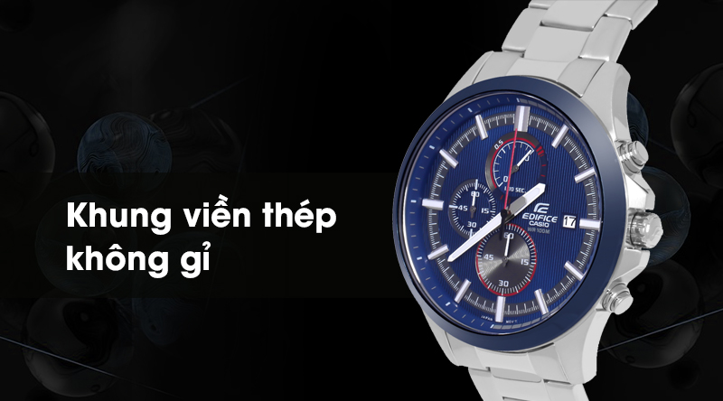 Đồng hồ Nam Edifice Casio EFV-520RR-2AVUDF với khung viền bền bỉ Đồng hồ Nam Edifice Casio EFV-520RR-2AVUDF với khung viền bền bỉ