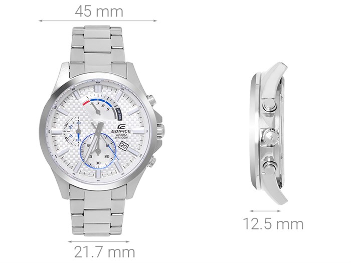Đồng hồ Nam Edifice Casio EFV-530D-7AVUDF Màu Bạc