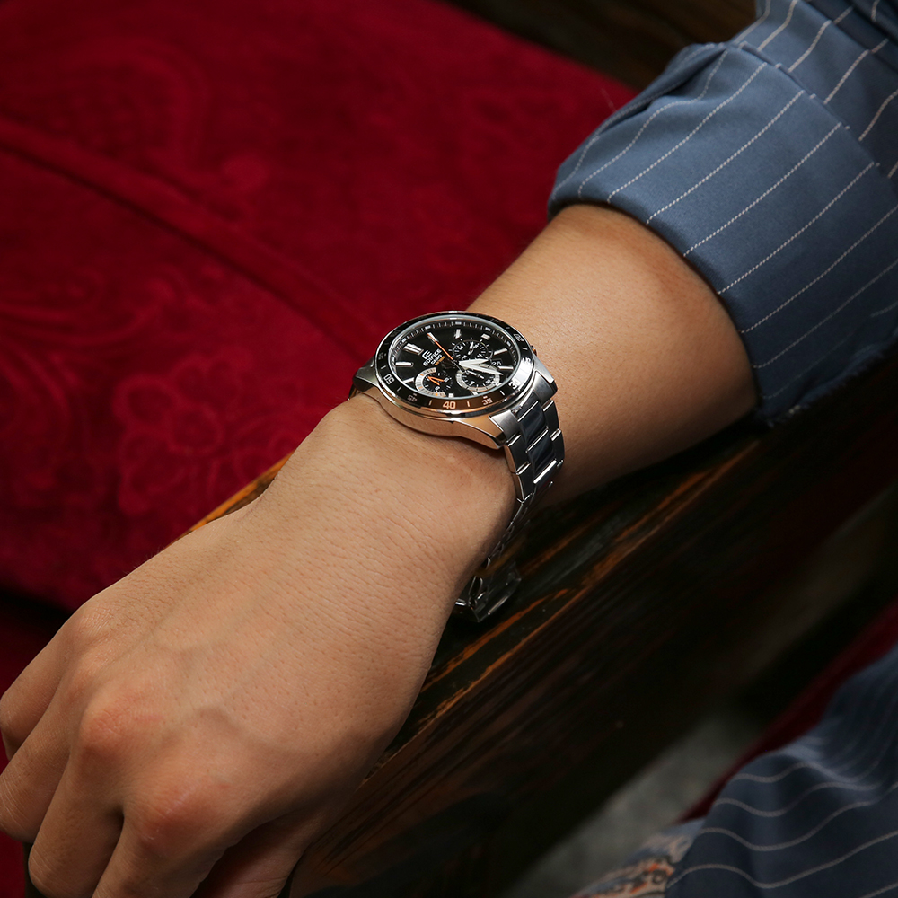 Đồng hồ Edifice Casio 42 mm Nam EFV-570D-1AVUDF