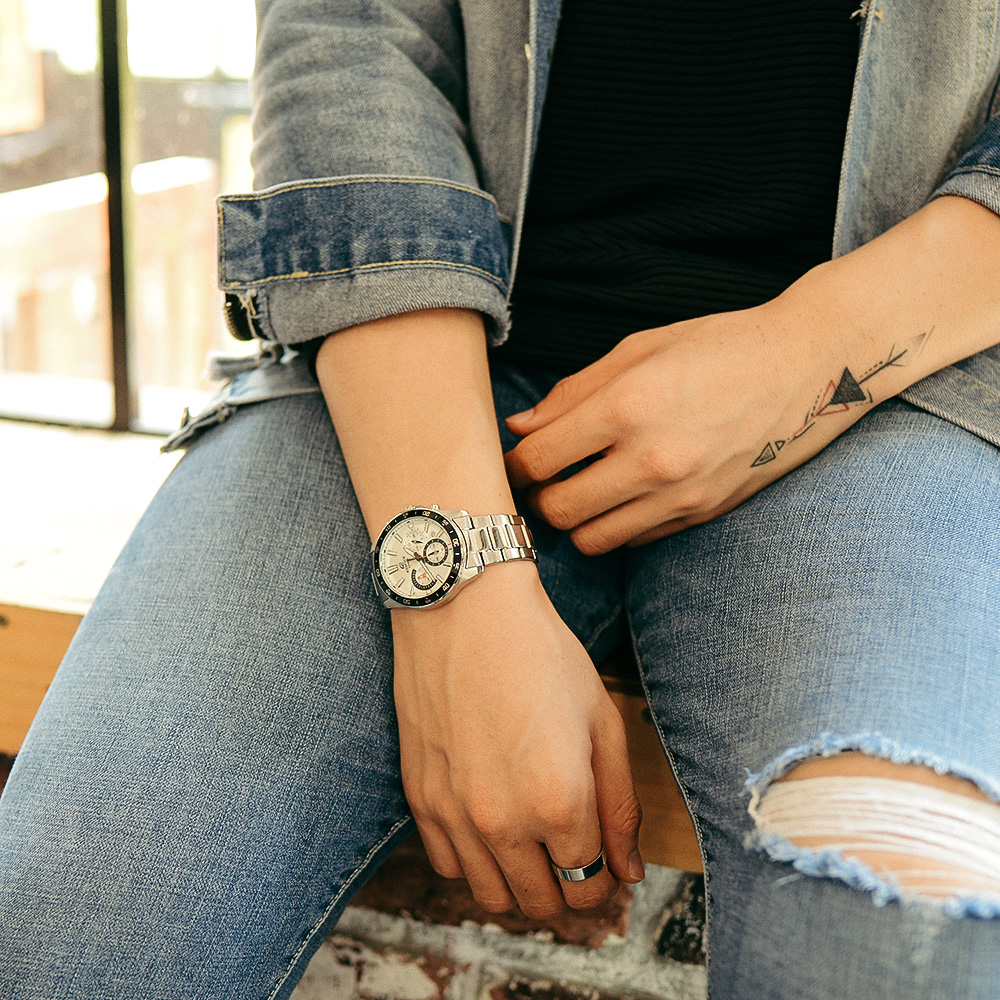 Đồng hồ EDIFICE CASIO 42 mm Nam EFV-570D-7AVUDF