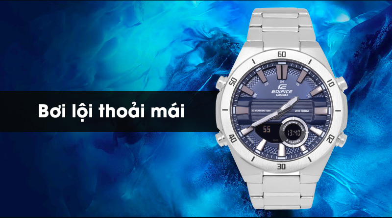 Đồng hồ nam Edifice Casio ERA-110D-2AVDF có hệ số chống nước 10 ATM Đồng hồ nam Edifice Casio ERA-110D-2AVDF có hệ số chống nước 10 ATM