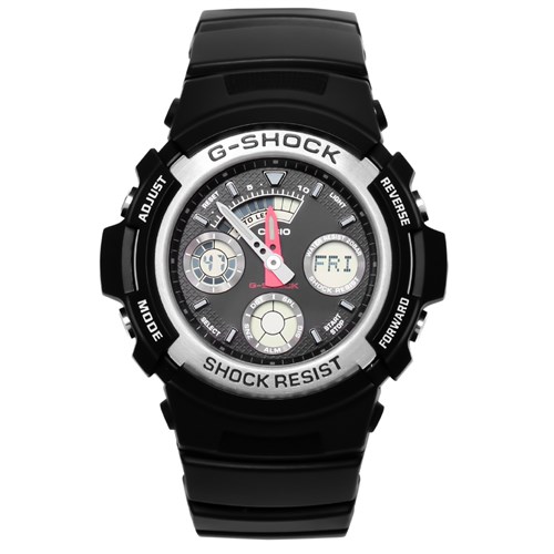 Đồng hồ G-SHOCK 46.1 mm Nam AW-590-1ADR Màu Đen