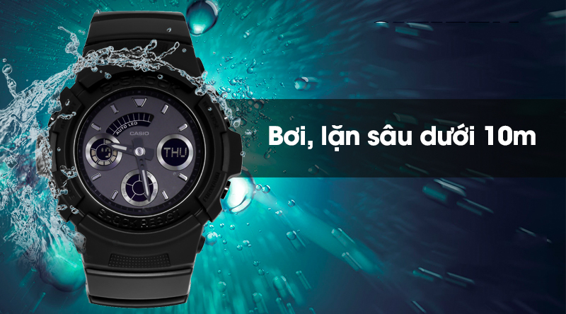 Đồng hồ Nam G-shock AW-591BB-1ADR chống nước 20 ATM Đồng hồ Nam G-shock AW-591BB-1ADR chống nước 20 ATM