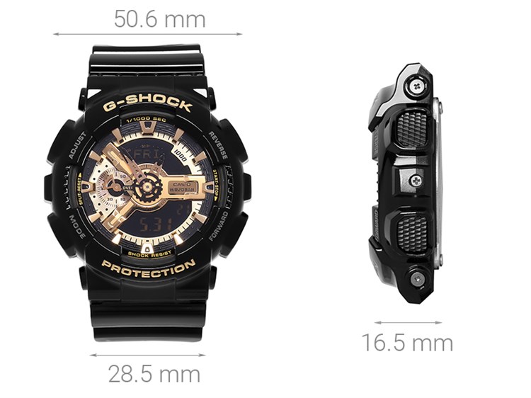 Đồng hồ Nam G-Shock GA-110GB-1ADR Màu Đen