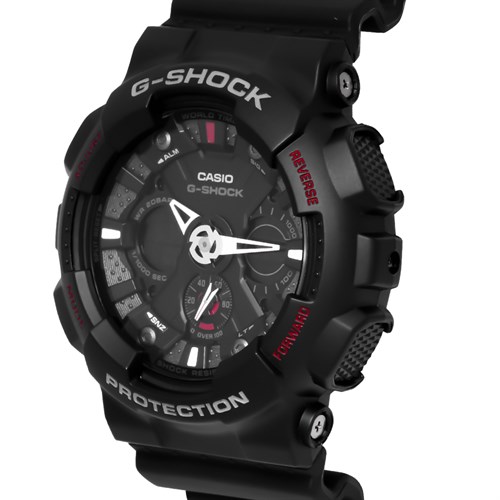 Đồng hồ Nam G-Shock GA-120-1ADR Màu Đen
