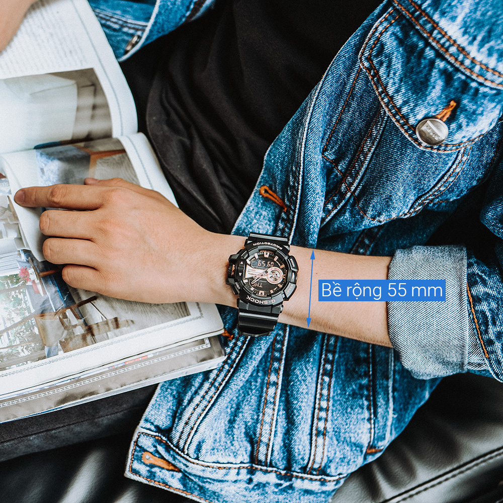 Đồng hồ G-SHOCK 49.6 mm Nam GA-400GB-1A4DR