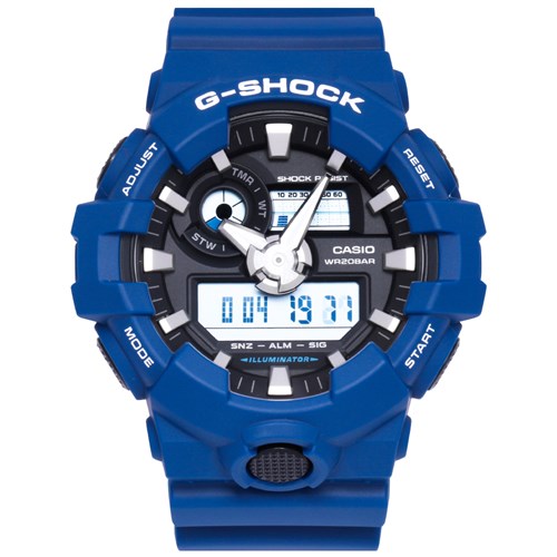 Đồng hồ G-SHOCK 52.5 mm Nam GA-700-2ADR Màu Xanh Dương