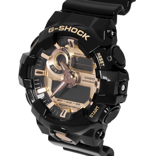 Đồng hồ G-SHOCK 52.5 mm Nam GA-710GB-1ADR Màu Đen