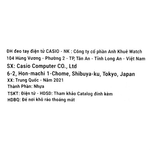 Đồng hồ G-SHOCK 52.4 mm Nam GAS-100-1ADR Màu Đen