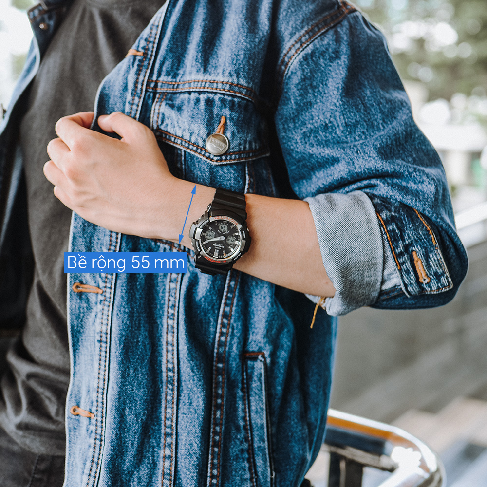 Đồng hồ G-SHOCK 52.4 mm Nam GAS-100-1ADR