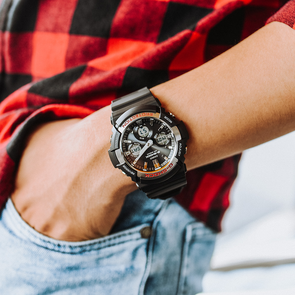 Đồng hồ G-SHOCK 52.4 mm Nam GAS-100-1ADR