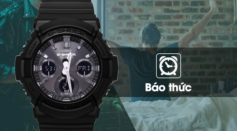 Đồng hồ Nam G-shock GAS-100B-1ADR với tính năng báo thức hiện đại Đồng hồ Nam G-shock GAS-100B-1ADR với tính năng báo thức hiện đại