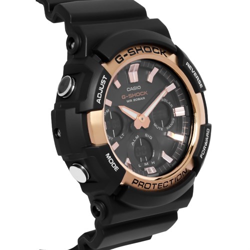 Đồng hồ G-SHOCK 52.4 mm Nam GAS-100G-1ADR Màu Đen