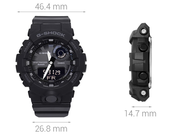 Đồng hồ G-SHOCK 46.4 mm Nam GBA-800-1ADR Màu Đen