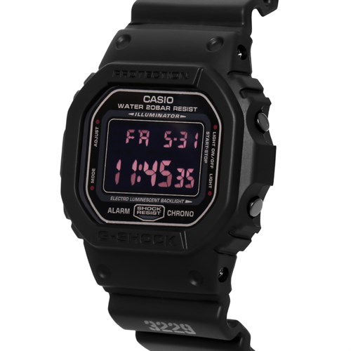 Đồng hồ G-SHOCK 5600 43.5 mm Nam DW-5600MS-1DR Màu Đen