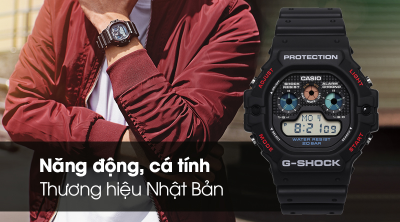 Đồng Hồ Nam G-Shock Dw-5900-1Dr, Chính Hãng, Giá Rẻ, Mẫu Mã Mới